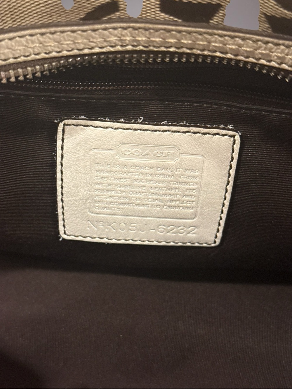 COACH Vintage Y2K Mini Boston Turnlock Satchel Shoulder Bag Canvas Leather 6232 - Picture 14 of 17